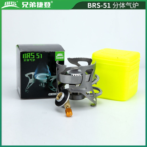 BRS Outdoor Multi Portable Camping Oil Gas Stove Outdoor Cooking Cooker Picnic Foldable Brander heat PK Fire Maple BRS-51 ► Photo 1/5