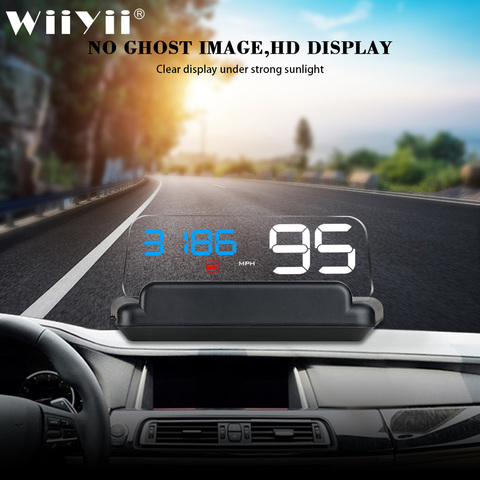 T900 HUD HeadUp Display Car GPS Speedometer Windshield Projector With Reflection Board Mirror OBD2 Gauge Diagnostic Tool ► Photo 1/6