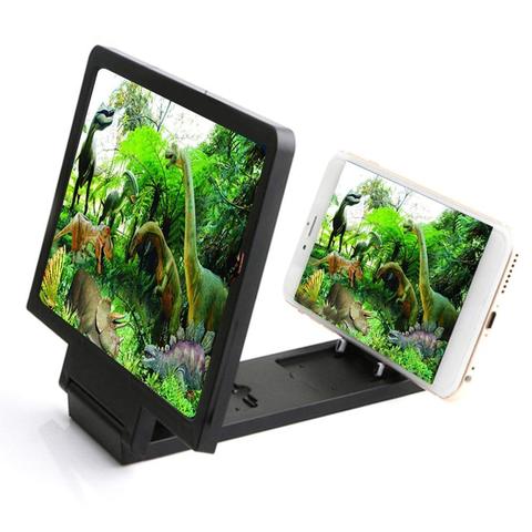Screen Magnif 3D Movie Amplifier Phone Holder 3X Zoom Enlarged Phone Screen 3D Video Amplifier To See Films Magnifier ► Photo 1/5