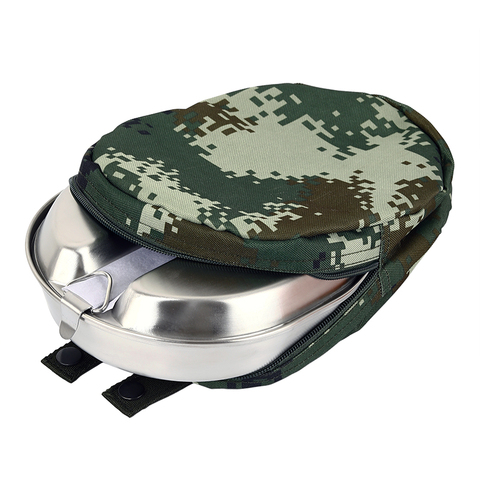 US Military Mess Kits G.I. Lunch Box Stainless Material Collection Outdoor Sports ► Photo 1/6