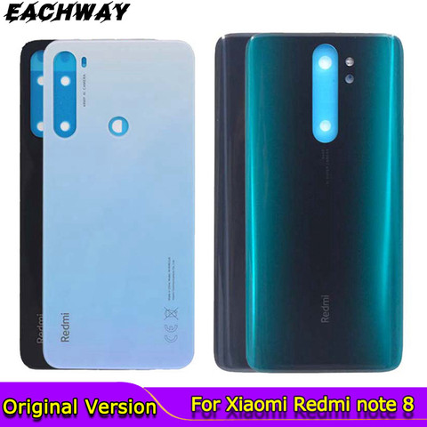 New For Xiaomi Redmi note8 pro Battery Cover Back Glass Panel Rear Housing case For Redmi Note 8 pro Back battery Cover Door ► Photo 1/6