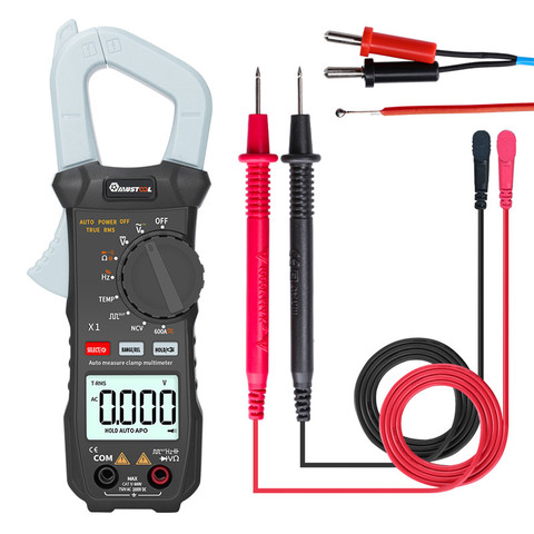MUSTOOL X1 6000 Counts True RMS Clamp Meter Digital Multimeter Automatic Digital Meter With Square Wave Output /V/A/Diode Test ► Photo 1/6