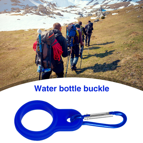 Kettle Hanging Buckle Carabiner Silicone Sports Water Bottle Holder Outdoor Camp Camping Portable Outdoor Elements ► Photo 1/1