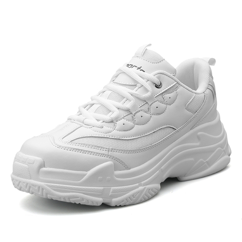 Mens Casual Shoes Adult Footwear Male Sneakers Men Comfortable  Autumn Winter Sport Shoes White Unisex Shoes Size 45 ► Photo 1/6