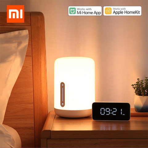 Xiaomi Bedside Lamp 2 Smart Table LED Light Mi home APP Wireless Control MIJIA Bedroom Desk Night Light for Apple HomeKit Siri ► Photo 1/6