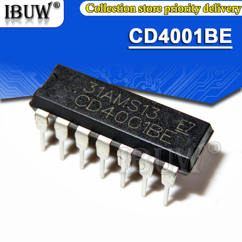 10PCS CD4001BE DIP14 CD4001 DIP-14 CD4001BD DIP ► Photo 1/1