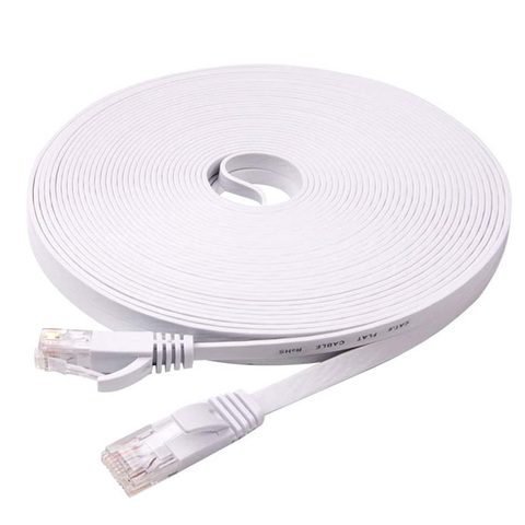 0.5m 1m 2m 3m 5m 10m 15m 20m 30m Cable CAT6 Flat Ethernet Cable RJ45 Patch LAN CAT 6 Network cable For Computer Router Laptop ► Photo 1/6
