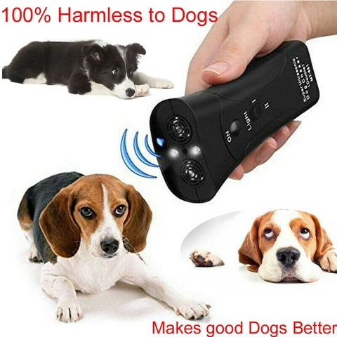 1Pcs Ultrasonic Dog Training Repeller Control Trainer Device Dogs Anti-barking Stop Bark Deterrents Pet Training Device ► Photo 1/6