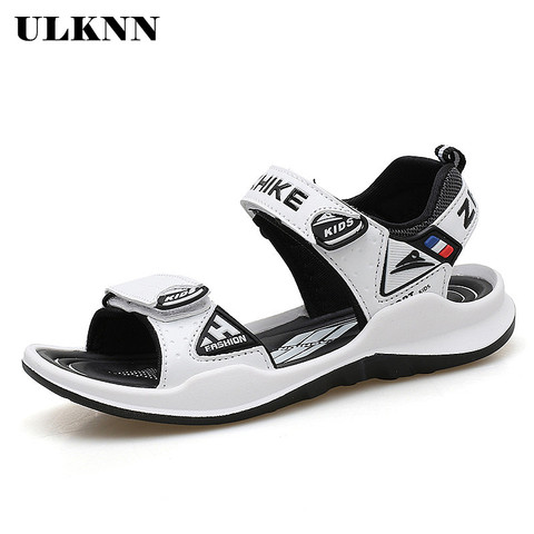 ULKNN Summer Boys Sandals For Kids Shoes Beach Children Sandals Girls Shoes Close-Toe Breathable Cut-outs School sandalias ► Photo 1/6