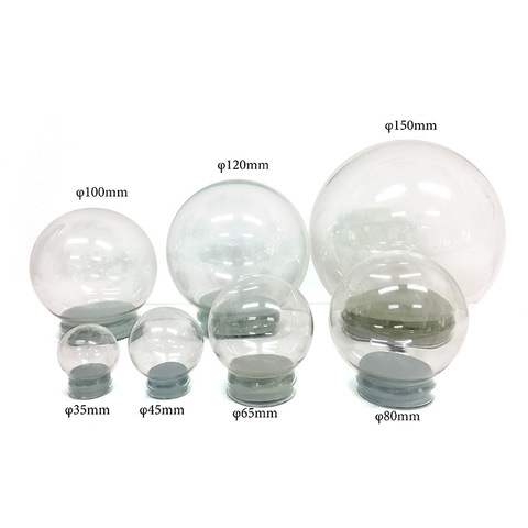 Promotional Gift 45/65/80100/120 mm Diameter DIY Empty glass snow globe Crystal Ball Glass Birthday Wedding Valentine's Day ► Photo 1/4