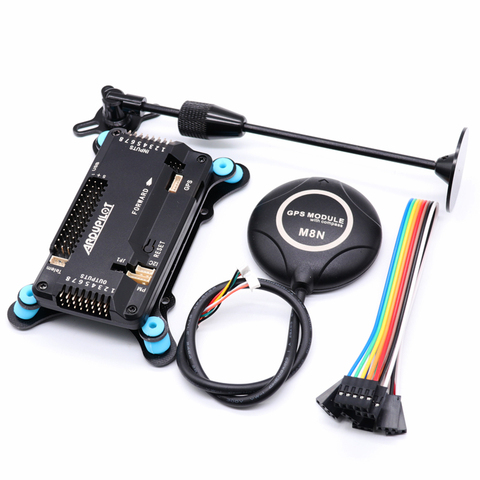 APM2.8 APM 2.8 flight controller Ardupilot +M8N GPS built-in compass +gps stand+shock absorber for RC Quadcopter Multicopter ► Photo 1/5