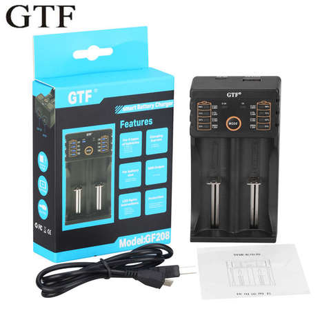 GTF GF208 USB Intelligent Battery Charger with Power Bank Function for Ni-MH Lithium for 14500 26650 18350 18650 Battery Cells ► Photo 1/6