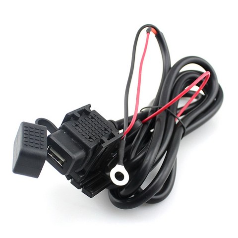 Motorcycle Quick USB Charger 2.1A Moto Accessories Vehicle-mounted Adapter w/ Inline Fuse for Cell Mobile Phone ► Photo 1/5