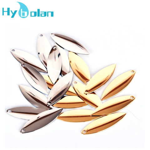10pcs Metal Willow Spinner Blades Smooth Fish,DIY Spinner Bait Hard bait Accessories ,Tackle Craft Fishing Spinner Blades tool ► Photo 1/6