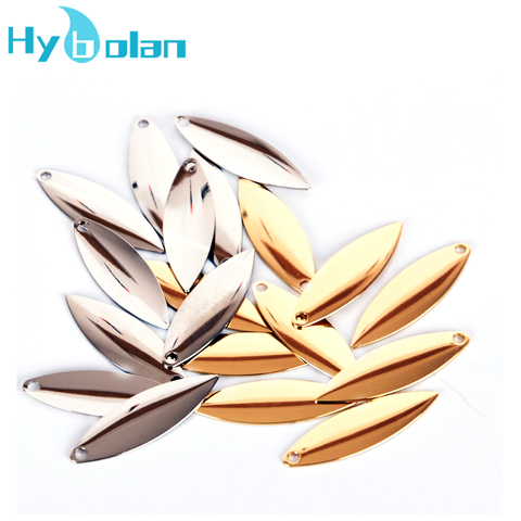 10pcs Metal Willow Spinner Blades Smooth Fish,DIY Spinner Bait Hard bait Accessories ,Tackle Craft Fishing Spinner Blades tool ► Photo 1/6