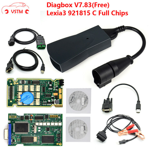 Full Chips Gold Edge Lexia3 PP2000 PSA XS Evolution Diagbox V7.83 Lexia For Citroen/Peugeot Super Firmware 921815C Lexia 3 ► Photo 1/6