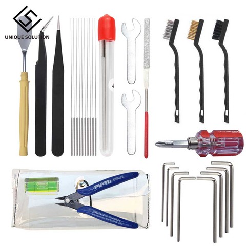 3D Printer Parts DIY Cleaning Removal Tools 3D print finishing tool Retouch Use for 3d printer for Cleaning Level brush kit ► Photo 1/1