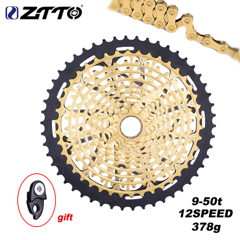 ZTTO MTB Ultimate 12 Speed 9-50T ULT Cassette 12S 50t XD Freewheel Ultralight Cassette 12v Durable Sprocket For mountain Bike ► Photo 1/6