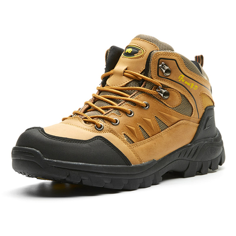 High Quality Outdoor Waterproof Hiking Shoes Men High Top Trekking Climbing Sneakers Male Tactical Hiking Camping Walking Boots ► Photo 1/6