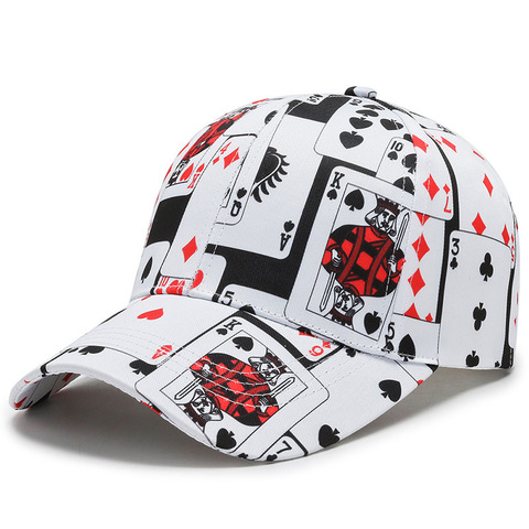 New arrive poker Letters print Baseball Caps for men women cotton Casual sport Snapback cap hat fashion Hip Hop Caps ► Photo 1/6
