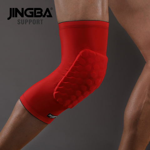 JINGBA SUPPORT 1PC Honeycomb Protective gear Basketball knee pads support Volleyball knee brace support Sports knee protector ► Photo 1/6