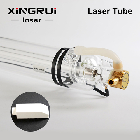 Co2 Laser Tube 800MM 50W  for CO2 Laser Engraving and Cutting Machine Free Wires Connection Service ► Photo 1/4