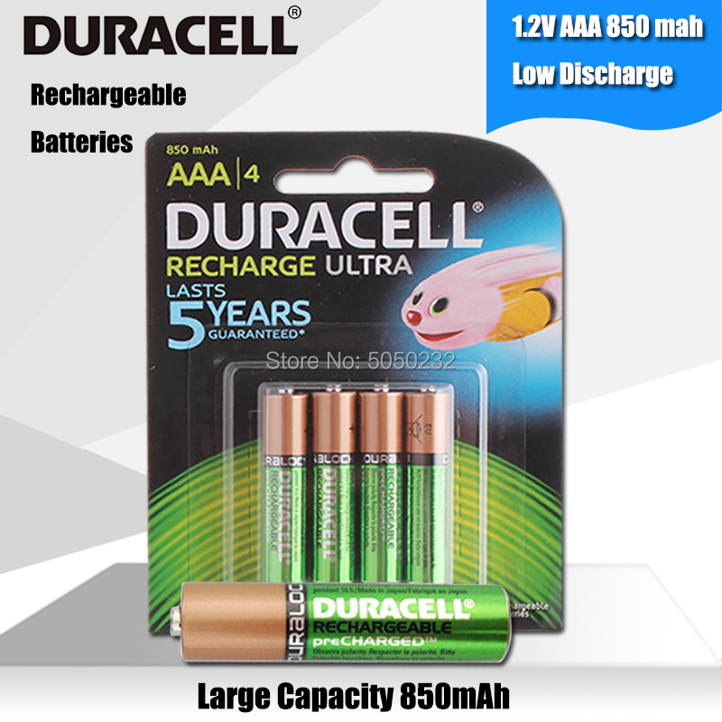 Tante seks Verbeteren DURACELL Original 1.2V 850mAh AAA Rechargeable Batteries For Flashlight Toy  Camera PreCharged high capacity - Price history & Review | AliExpress  Seller - Shop5050232 Store | Alitools.io