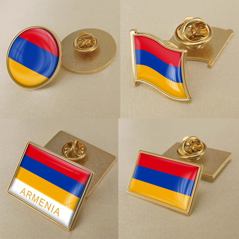 Coat of Arms of Armenia/Armenians Flag National Emblem Brooch/Badges/Lapel Pins ► Photo 1/5