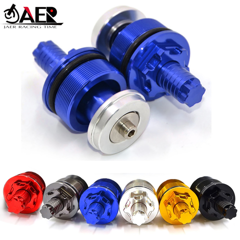 JAER Motorcycle CNC Aluminum Fork Preload Adjuster Bolts Cap for Yamaha R3 2015-2022 R25 2013-2022 MT07 MT 07 ► Photo 1/6