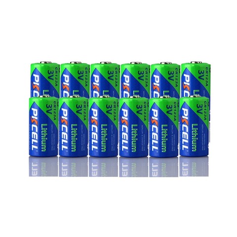 12Pcs Pkcell CR123A 3V Lithium Li- MnO2 Battery Equal CR123 123A CR17345 KL23a VL123A DL123A 5018LC EL123AP For Led Flashlight ► Photo 1/6