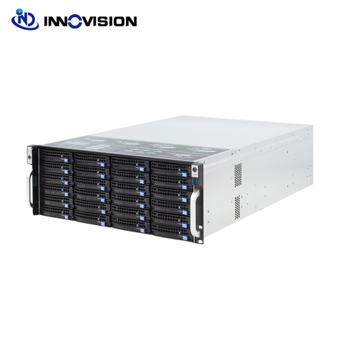 Super huge storage 24 bays 4u hotswap rack NVR NAS server chassis S46524 ► Photo 1/6