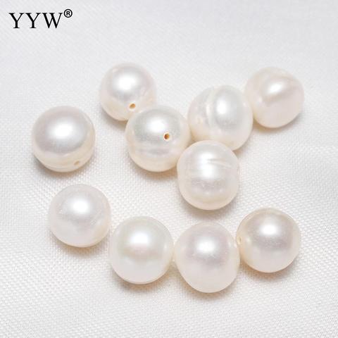 A Pack A Grade Large Hole Natural Pearls Beads 10-11mm Loose Big White Potato Rice Freshwater Pearl Beads For Jewelry Making ► Photo 1/4