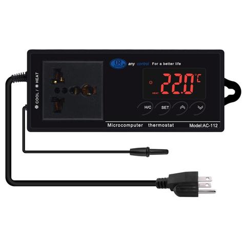 Digital Intelligent Plug-In Thermostat Universal Socket EU/AU/US plug Regulator Aquarium Greenhouse Pet Temperature Controller ► Photo 1/6