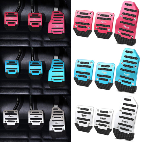 Car styling Non-Slip Car Pedal Cover Case For Peugeot 206 207 208 301 307 308 407 2008 3008 4008 ► Photo 1/6