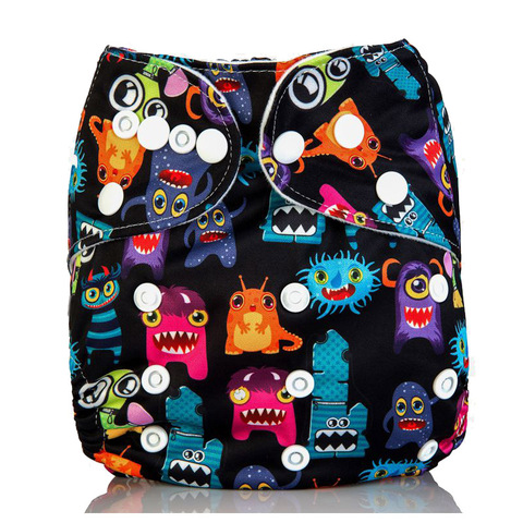 Buy Online Baby Reusable Cloth Diaper Printed Adjustable Cloth Nappy Cover Waterproof Pul Baby Diapers One Size Couche Lavable Bebe Alitools