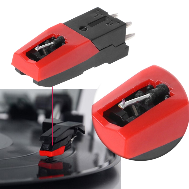 Magnetic Cartridge Stylus with LP Vinyl Needle for Turntable Record Player  B ke 
