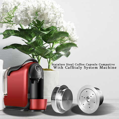 Stainless Steel Caffitaly Coffee Reusable Capsule Wacaco Minipresso CA Maker Refillable Coffee Filter For Tchibo Cafissimo ALDI ► Photo 1/6
