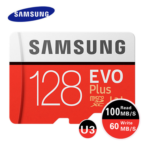 Samsung MicroSD Memory Card EVO Plus 512GB 256GB 128GB 64GB U3 SDXC Micro SD Card Class 10 Microsd UHS-I TF Trans Flash Microsd ► Photo 1/6