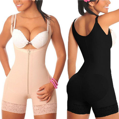 Fajas Reductoras Plus Size S-6XL Magic Full Body Shaper Bodysuit Slimming Waist Trainer Girdle Thigh Trimmer Weight Loss Corset ► Photo 1/6