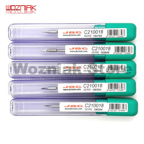 JBC Original Soldering Iron Tip C210018 C210002 C210020 for Soldering  Station with Knife Head Pointed Bent head Straight Head - Price history &  Review, AliExpress Seller - Wozniak Store