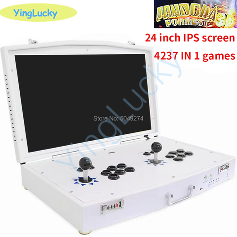 Yinglucky 24 inch 3D Pandora Forrest arcade game console 4237 in 1 Built-in 128G RAM 235 3D games, with mobile phone projection ► Photo 1/6