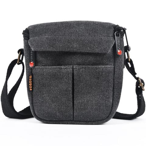 Fusitu Canvas Mirrorless System Camera Bag Shoulder Camera Bag For Canon EOS M100 M50 M10 M6 M3 M2 SX540 SX530 SX520 SX510 ► Photo 1/6