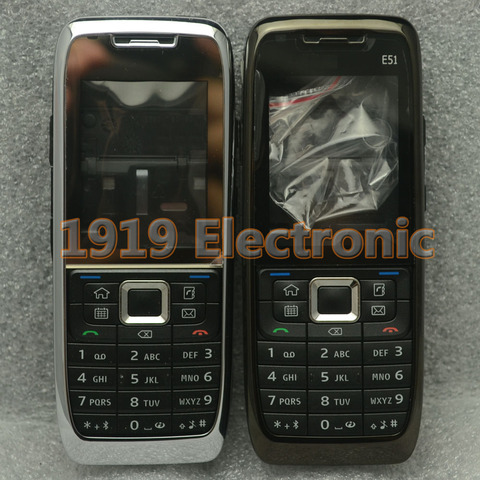 New Full Phone Housing Cover Case+English Or Russian Keypad For Nokia E51 + Tools ► Photo 1/1