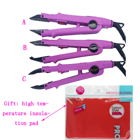 LOOF L611 Professional Temperature Constant Hair Extension Iron Heat Keratin Fusion Connector Tools Send Silicone Insulation Pad ► Photo 1/6