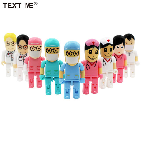 TEXT ME 64GB Doctors USB stick usb 2.0 USB flash drive pen drive 4GB 8GB 16GB 32GB memory Stick ► Photo 1/6