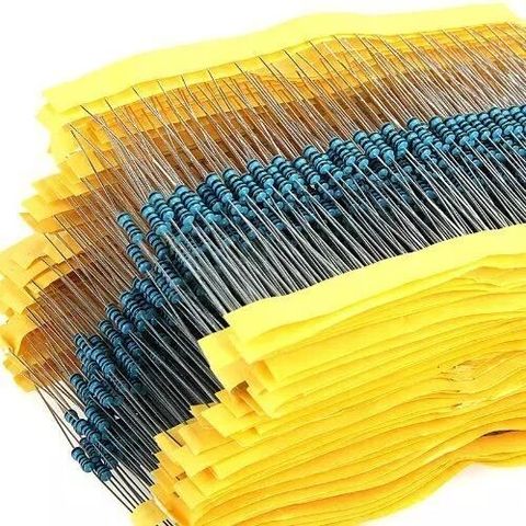 500pcs 50 Values 1/4w 1% Metal Film Resistor Assortment Kit Set Mix 1-10M ohm ► Photo 1/5