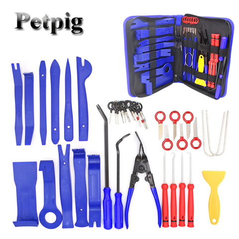 Hand Tool Kit Pry Disassembly Tool Interior Door Clip Panel Trim Dashboard Removal Tool Auto Car Opening Repair Tool Set ► Photo 1/6