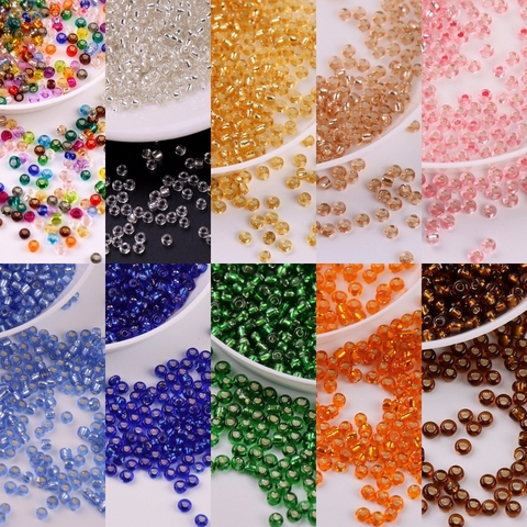 2mm 720pcs Glass Czech Seed Spacer beads DIY Glass Bugle Bead For Jewelry Making Handmade Craft Garments Accessories 22 Colors ► Photo 1/6