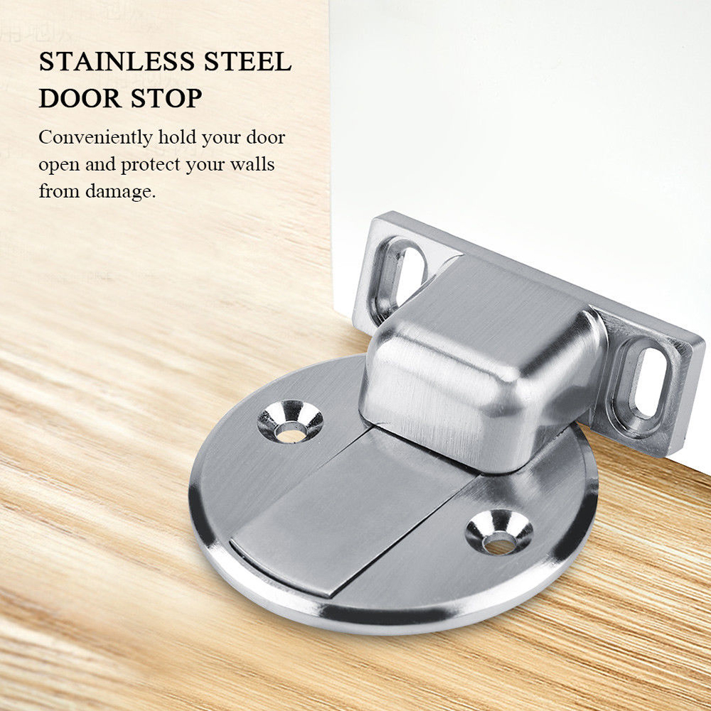 Door Stopper Magnetic Door Holder Toilet Glass Door Hidden Doorstop Furniture Hardware 