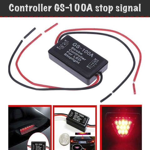 Controller gs-100a for additional stop signal, strobe light, LED controller, flash module, rear brake ► Photo 1/6